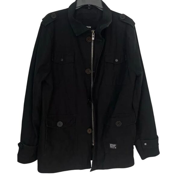 KR3W Other - KR3W Denim Men's Black Utility Jacket Sz S